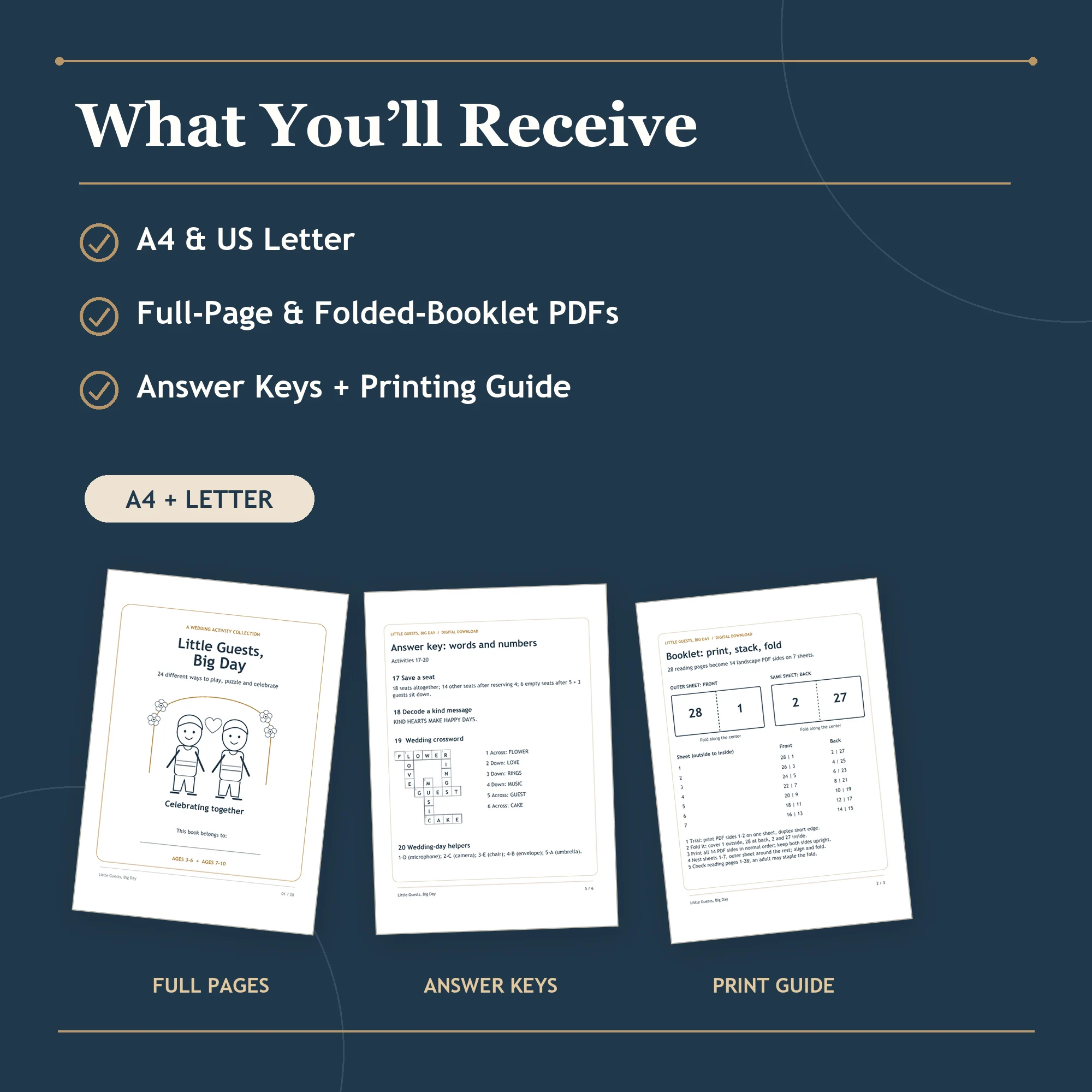 Little Guests, Big Day – Printable Kids’ Wedding Activity Book - Image 6